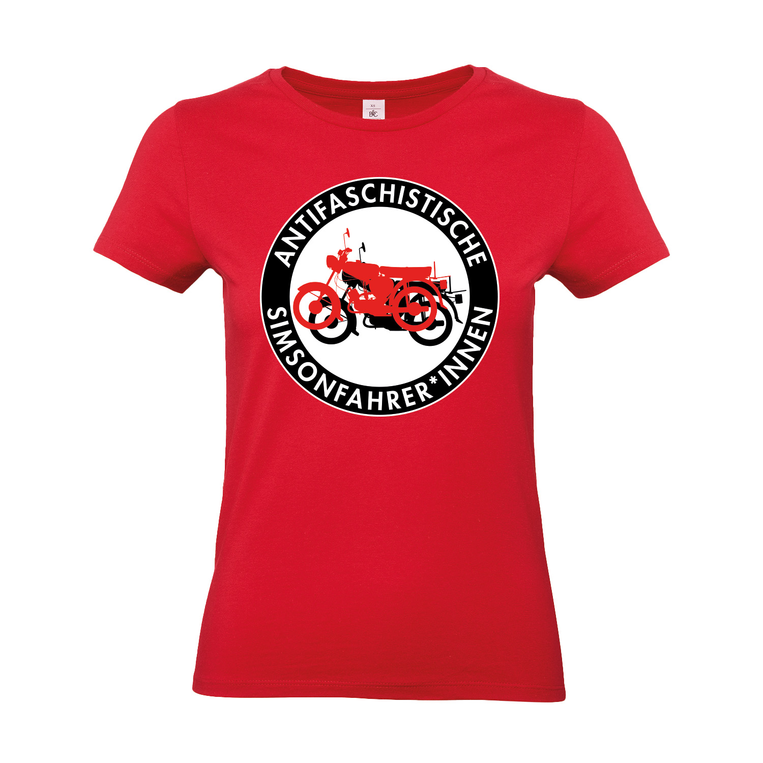 T-Shirt tailliert »Antifaschistische Simsonfahrer*innen«         