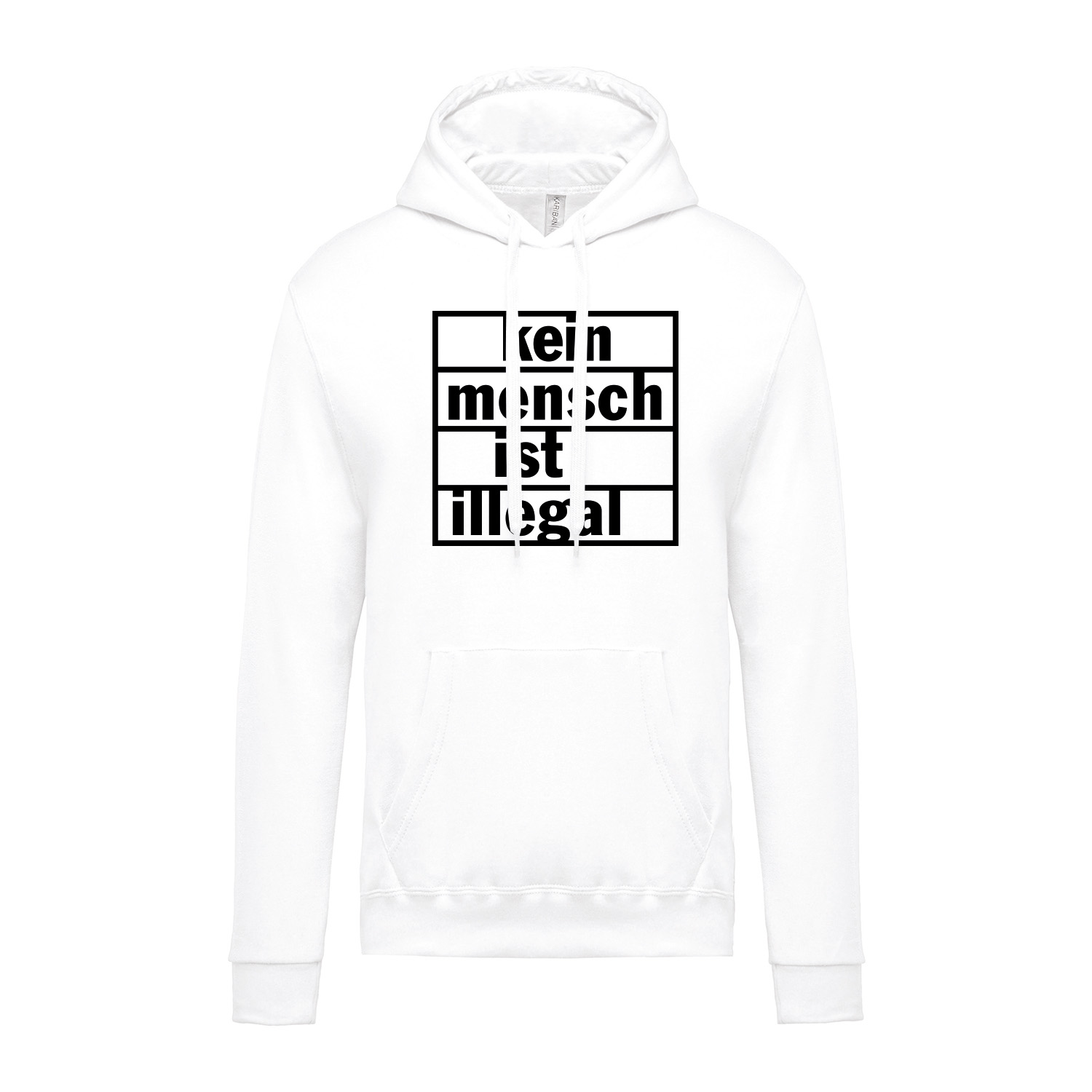 Hoodie »Kein Mensch ist Illegal«          