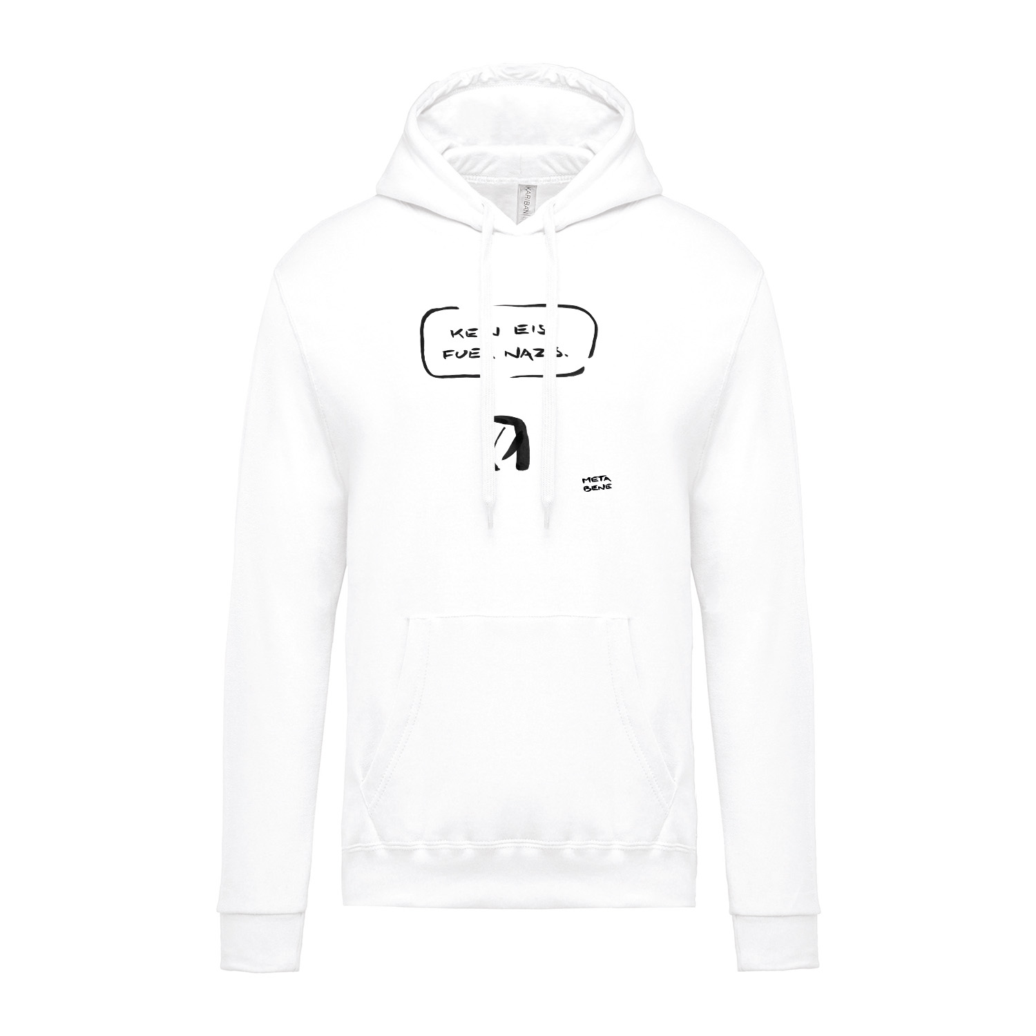 Hoodie »Kein Eis für Nazis - Meta Bene«         