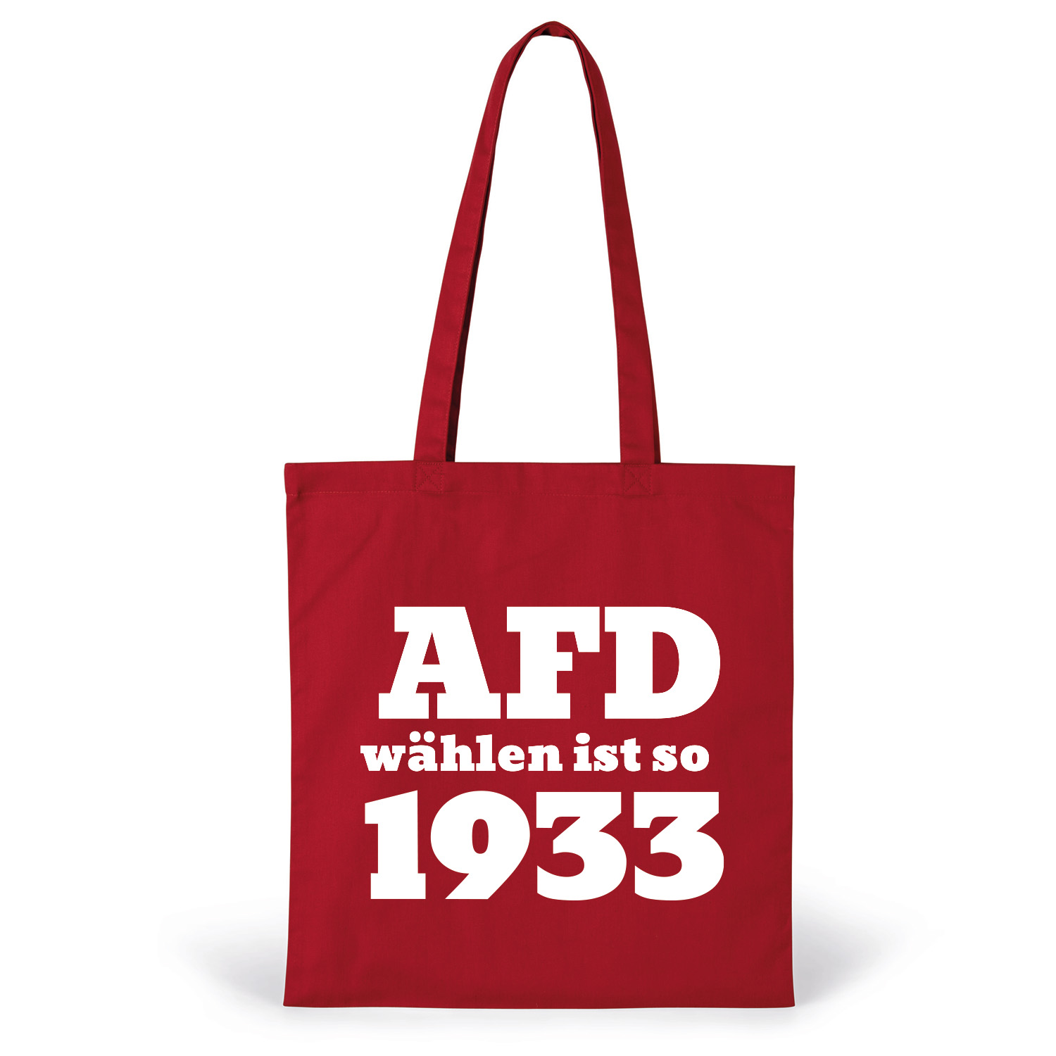 Jutebeutel »AFD wählen ist so 1933«        