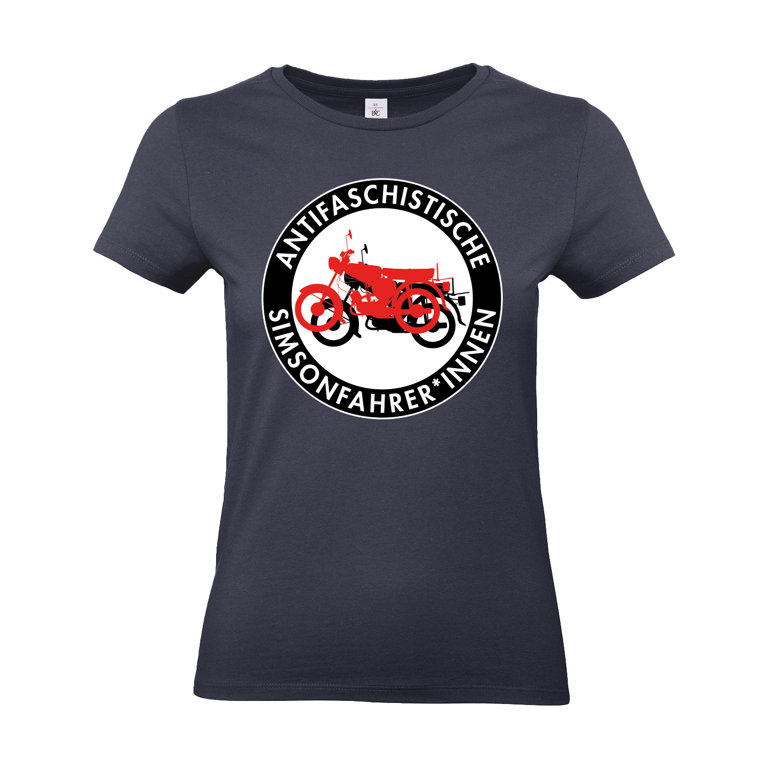 T-Shirt tailliert »Antifaschistische Simsonfahrer*innen«         