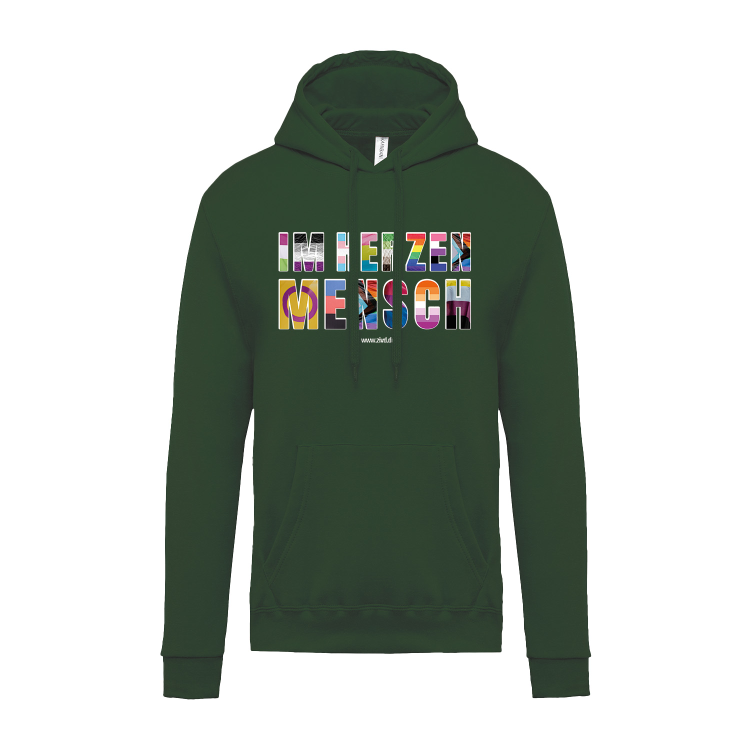 Hoodie »Im Herzen Mensch«           