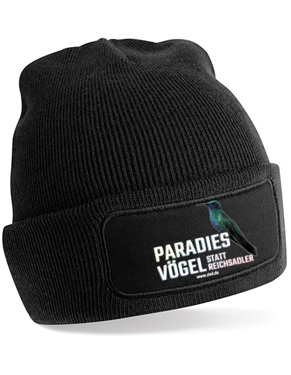 Strickmütze Paradiesvogel 