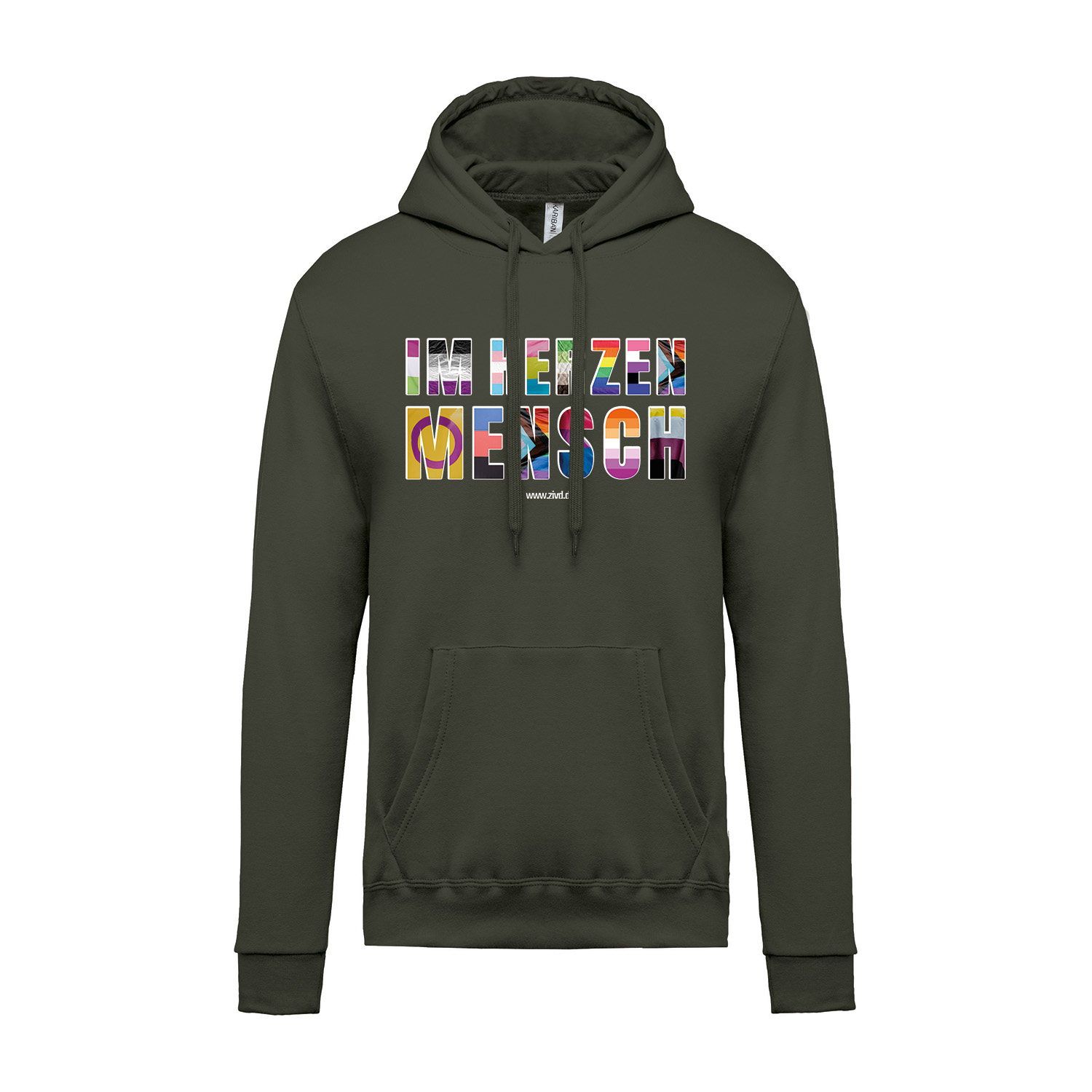Hoodie »Im Herzen Mensch«           