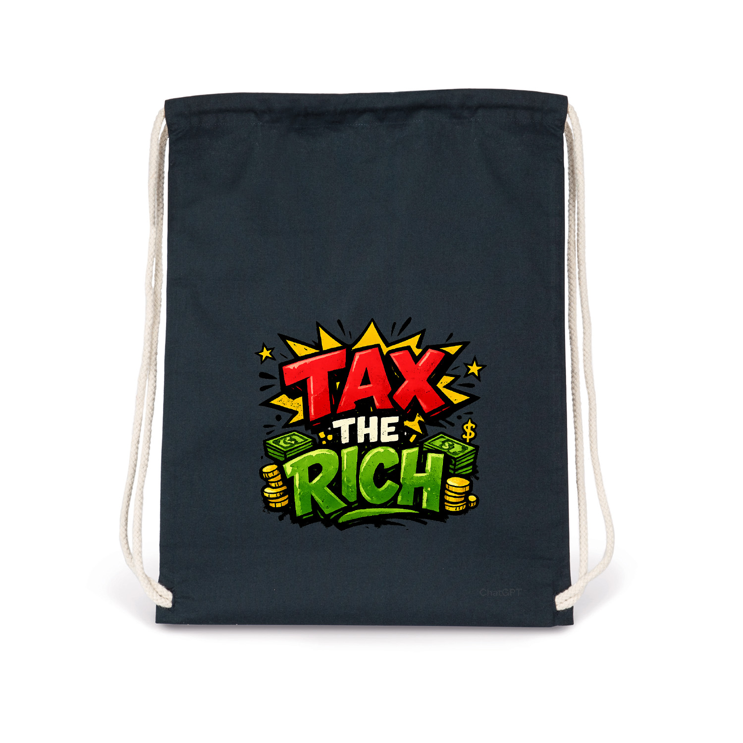 Turnbeutel »Tax the Rich«     