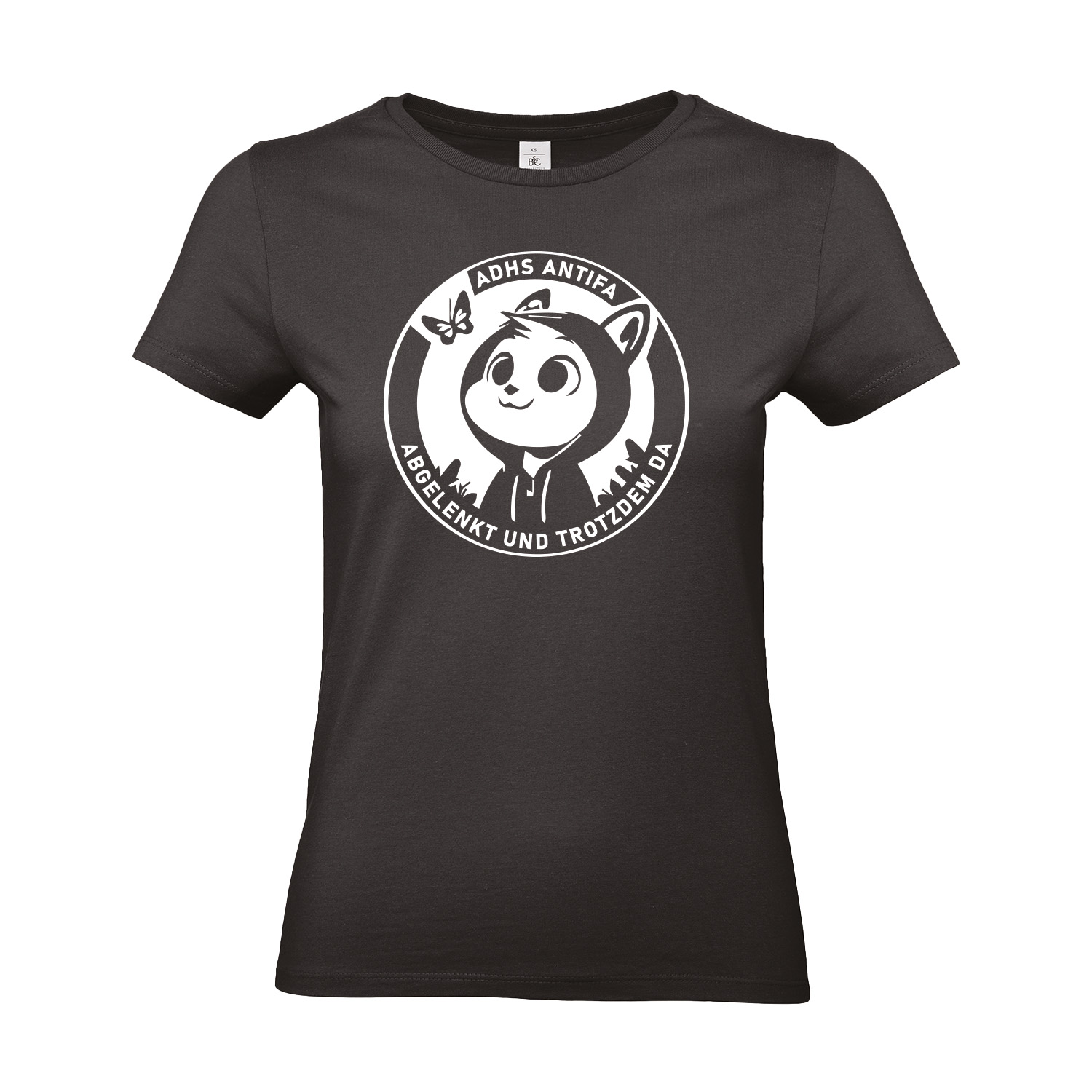 T-Shirt tailliert »ADHS Antifa Eichhörnchen «