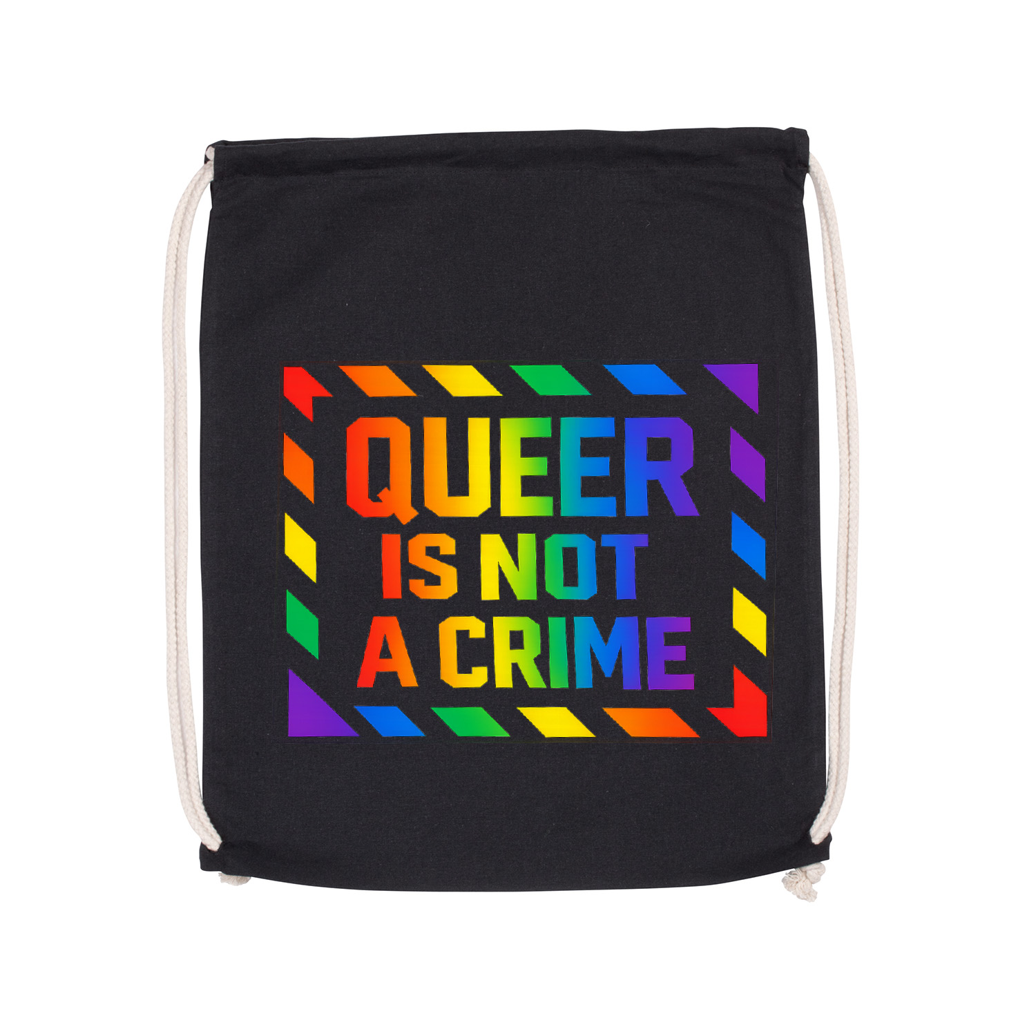 Turnbeutel »Queer is not a crime«       
