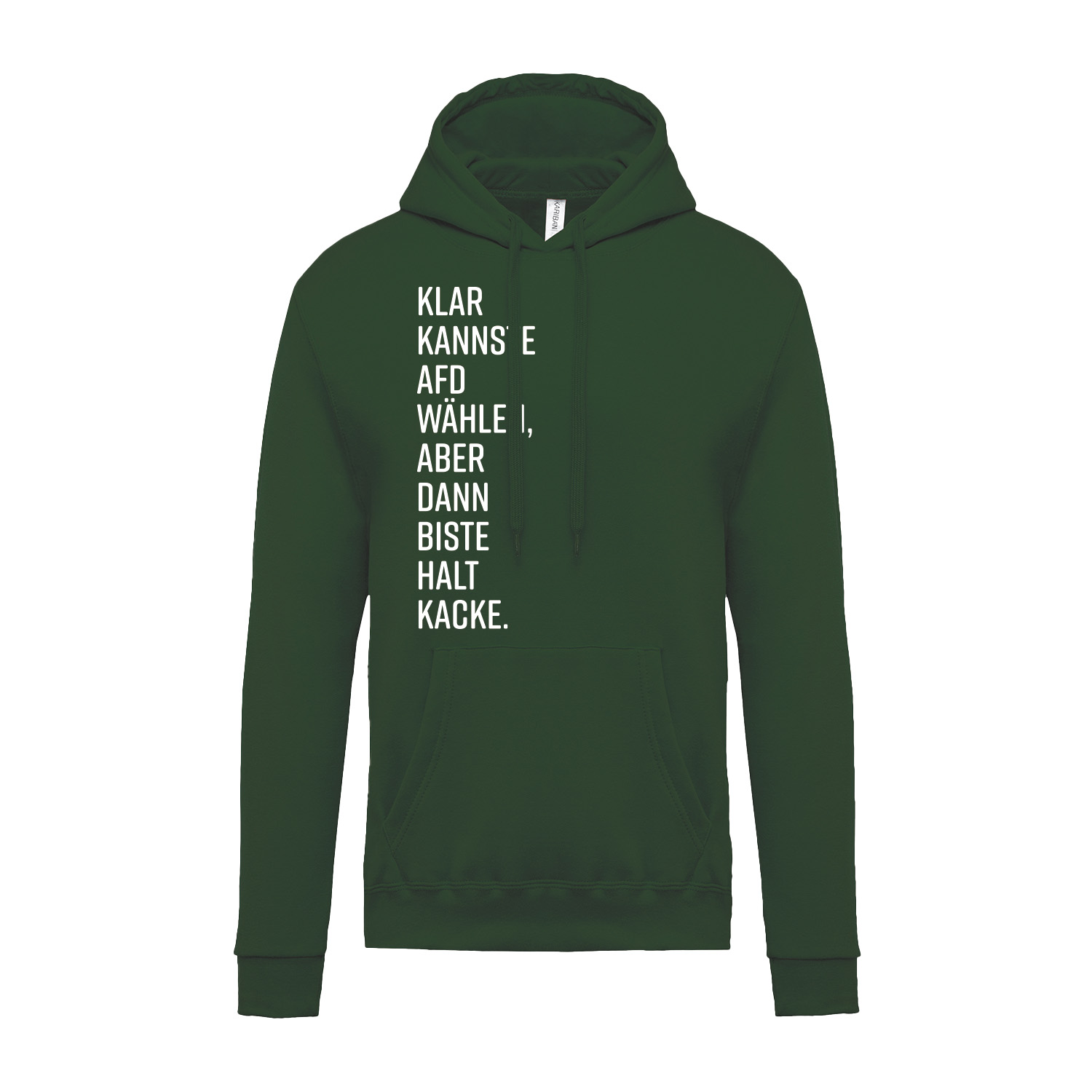 Hoodie »Dann biste halt...«          