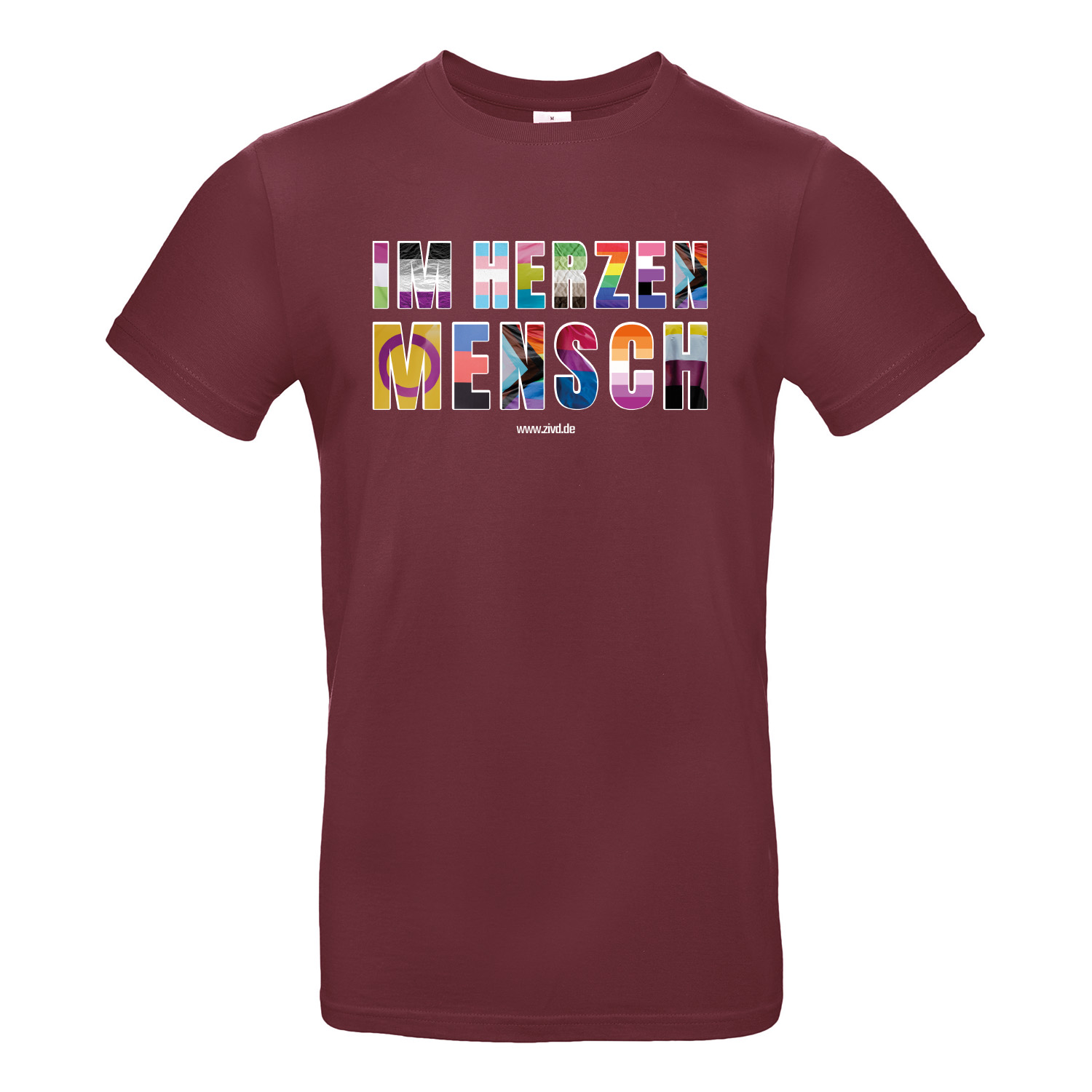 T-Shirt »Im Herzen Mensch«            
